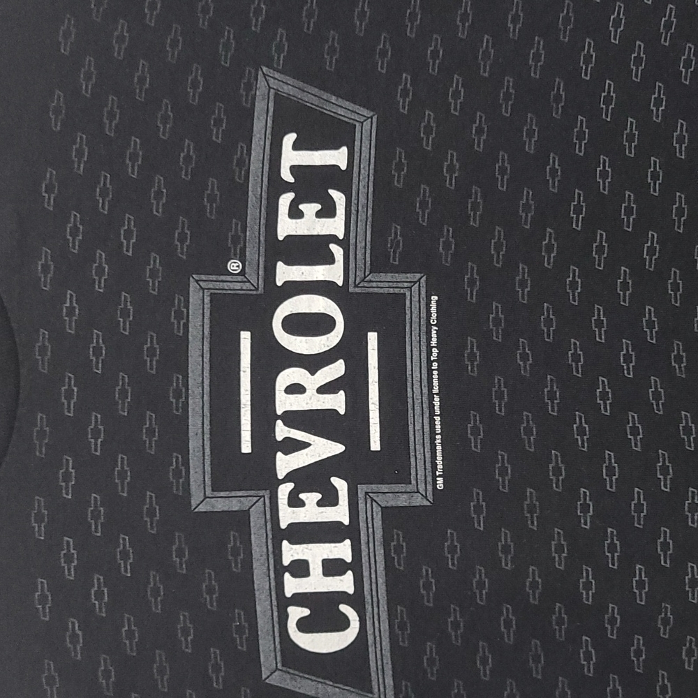 Men's Medium Slim Shirt Chevrolet Tshirt - Picture 2 of 2